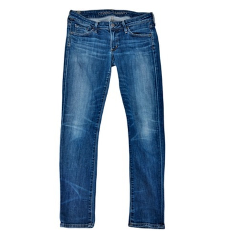 Citizens Of Humanity Racer Jeans Womens 28 Blue Low Rise Skinny Stretch Denim